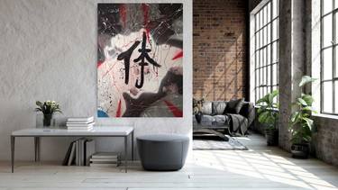 Original Abstract Painting by luca leandrin