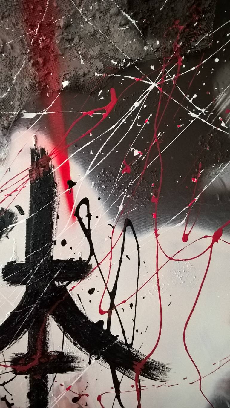 Original Street Art Abstract Painting by Luca Leandrin