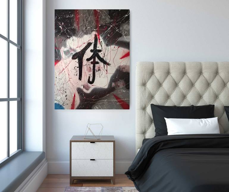 Original Abstract Painting by luca leandrin