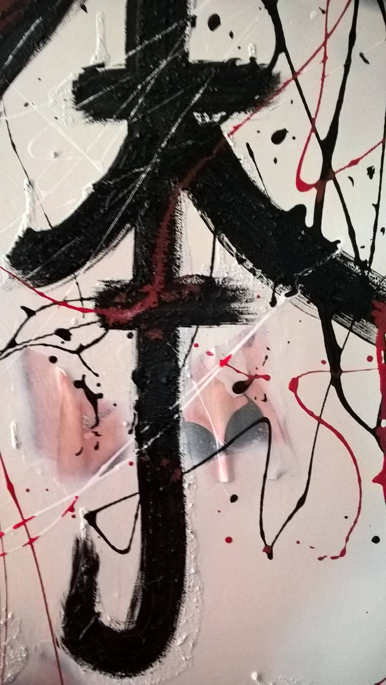 Original Street Art Abstract Painting by Luca Leandrin