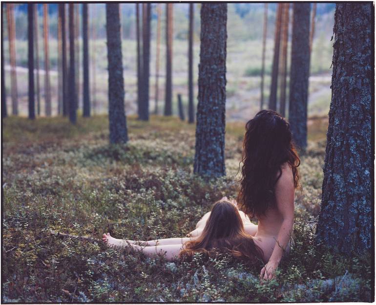 Nude in forrest