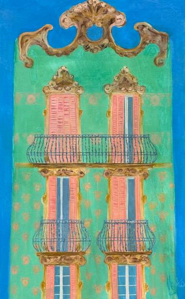 Original Impressionism Architecture Paintings by Marta Mandolini