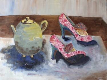 Original Impressionism Still Life Paintings by Marta Mandolini