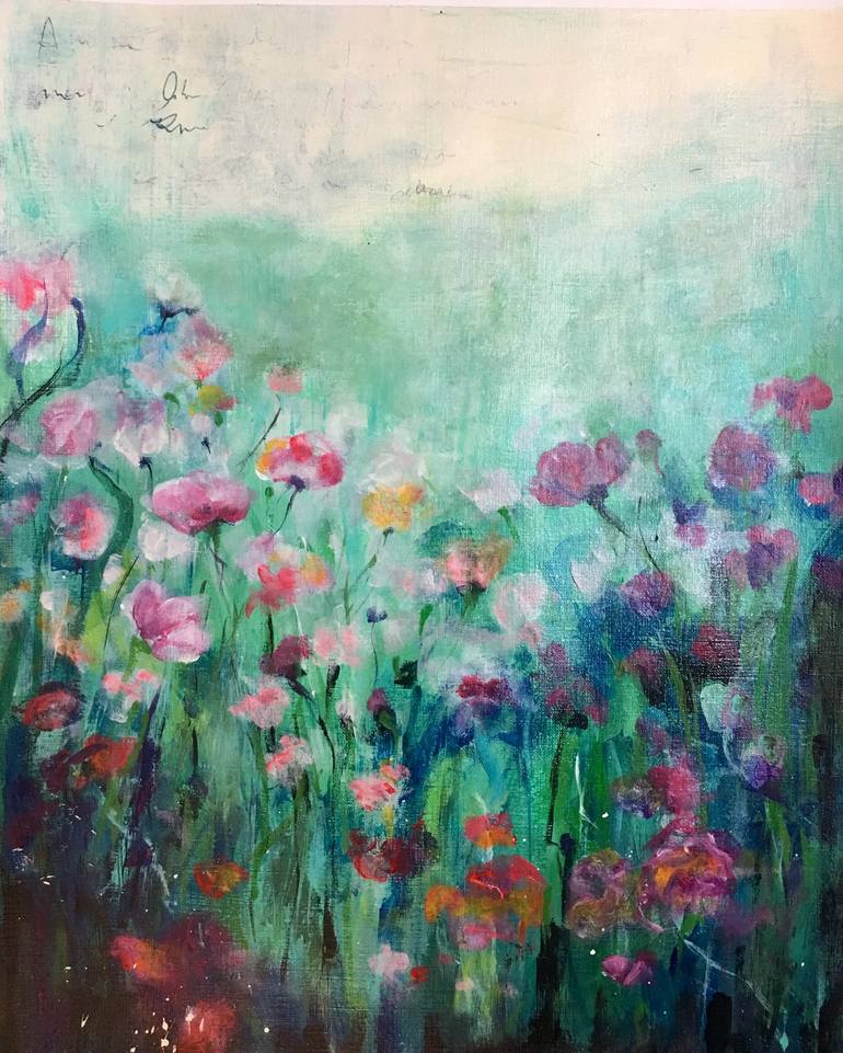 In the garden, Marimurtra, Costa Brava Painting by Marta Mandolini ...