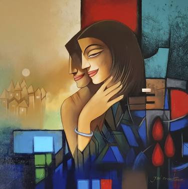 Original Modern Fantasy Painting by Jai Srivastava