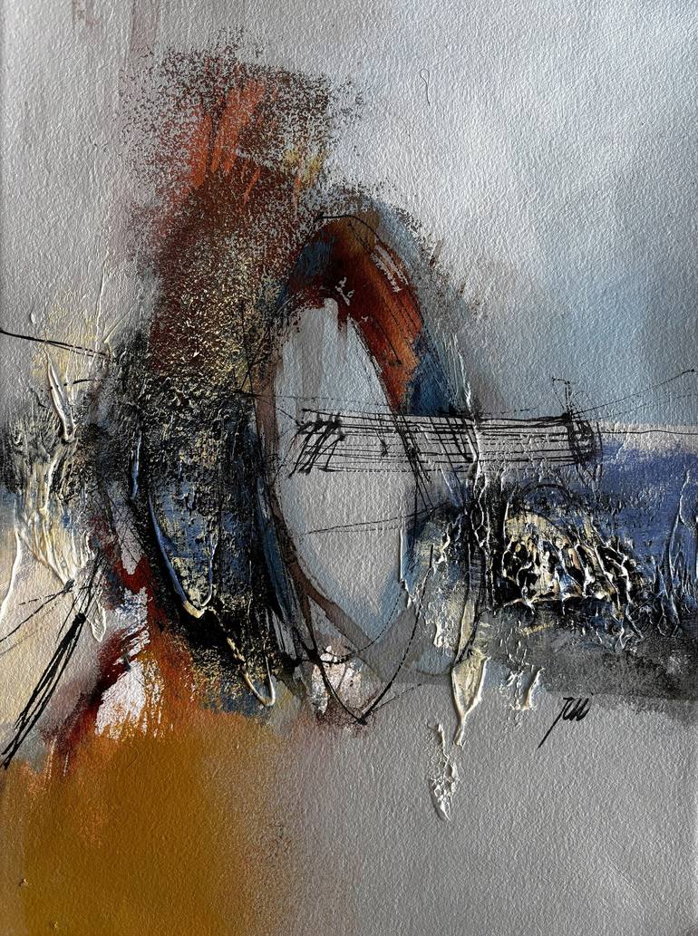 Original Abstract Expressionism Abstract Mixed Media by jai srivastava