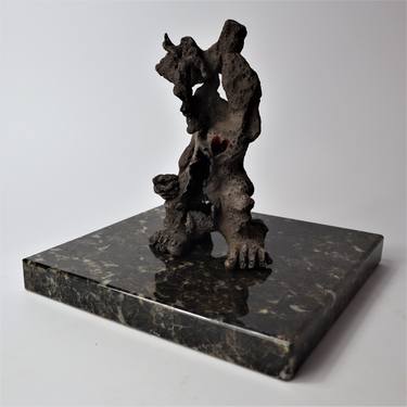 Original Modern People Sculpture by Piotr Golawski