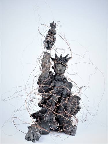 Original Figurative People Sculpture by Piotr Golawski