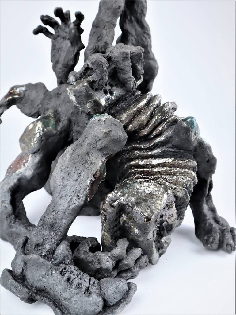 Original Figurative Abstract Sculpture by Piotr Golawski