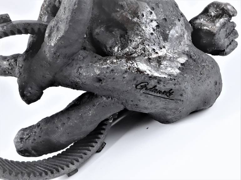 Original Figurative People Sculpture by Piotr Golawski