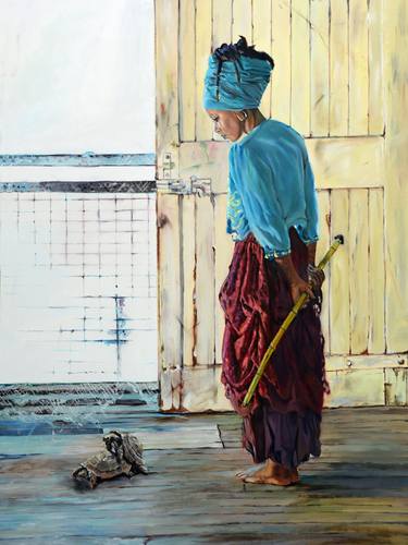 Tortoise Trainer by Mertim Gokalp (Sold) thumb