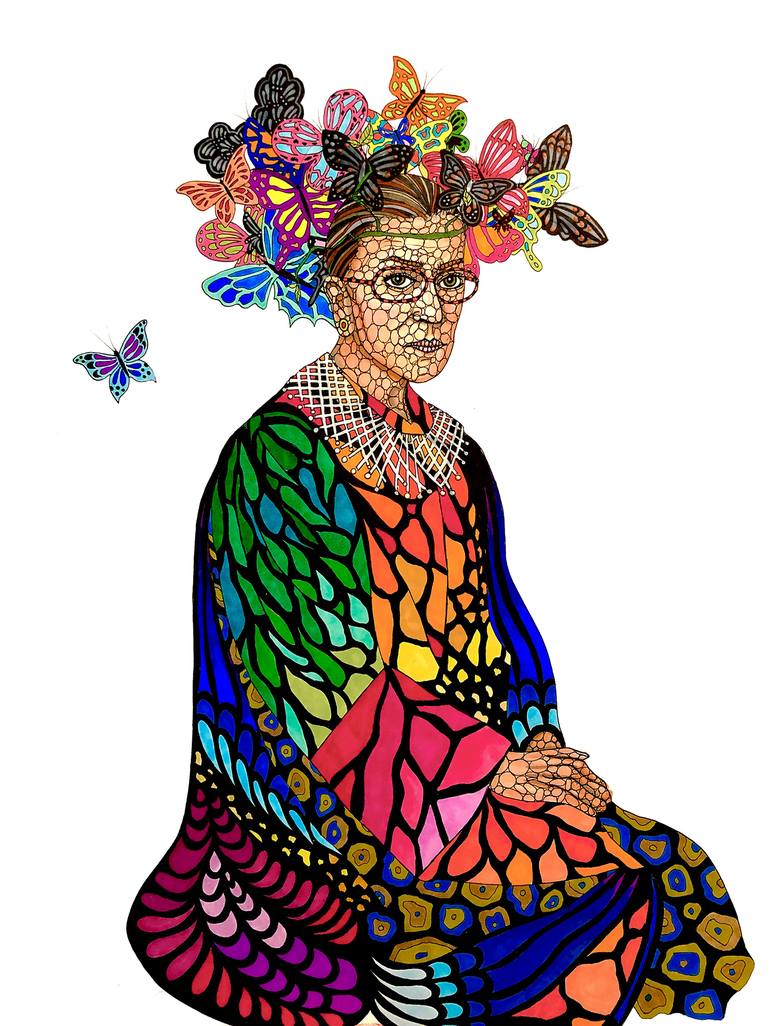 RBG Drawing by Amy Whitman Saatchi Art