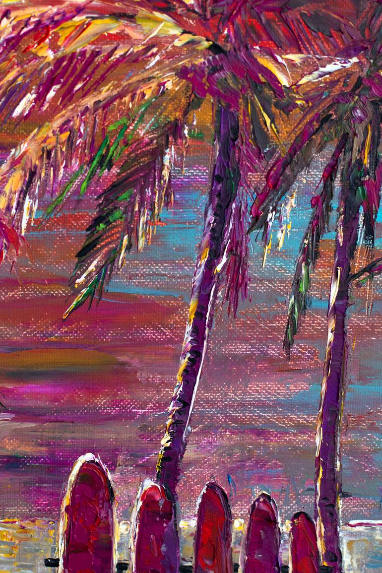 Original Impressionism Seascape Painting by Natalia Shchipakina