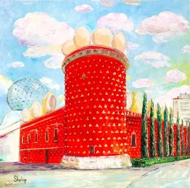 Original Architecture Paintings by Natalia Shchipakina