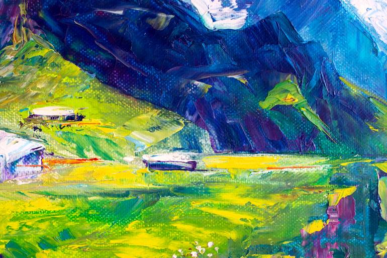 Original Impressionism Nature Painting by Natalia Shchipakina