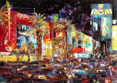 Original Impressionism Cities Paintings by Natalia Shchipakina