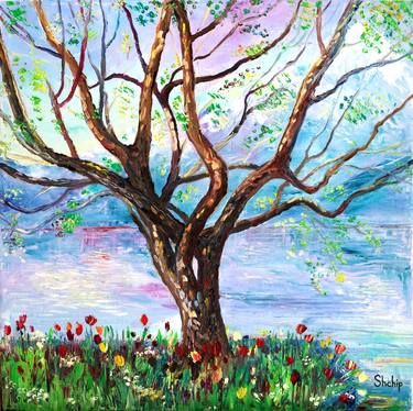 Original Impressionism Nature Paintings by Natalia Shchipakina