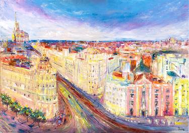 Original Impressionism Cities Paintings by Natalia Shchipakina