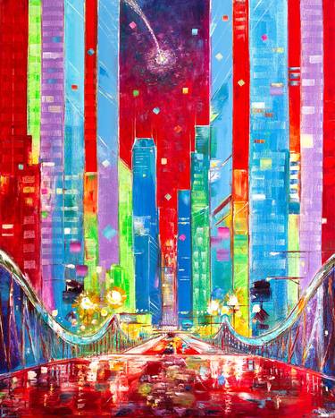 Original Cities Paintings by Natalia Shchipakina