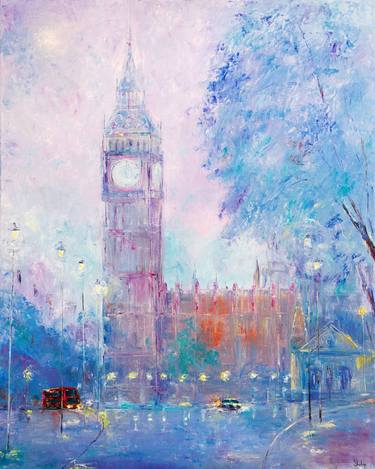 Original Impressionism Cities Paintings by Natalia Shchipakina