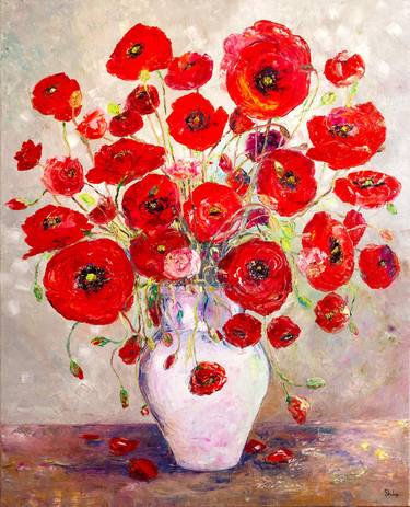 Print of Impressionism Floral Paintings by Natalia Shchipakina