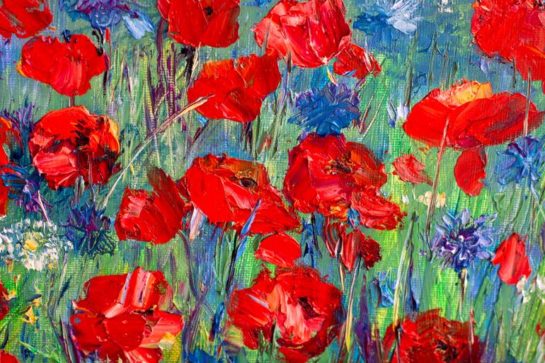 Original Impressionism Floral Painting by Natalia Shchipakina