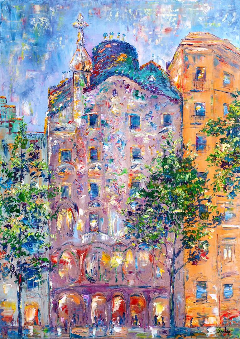 Print of Impressionism Architecture Paintings by Natalia Shchipakina
