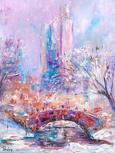 Original Impressionism Travel Painting by Natalia Shchipakina
