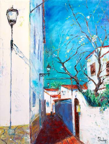 Original Impressionism Travel Painting by Natalia Shchipakina