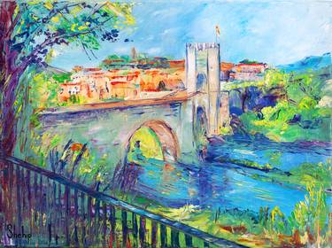 Original Impressionism Travel Painting by Natalia Shchipakina