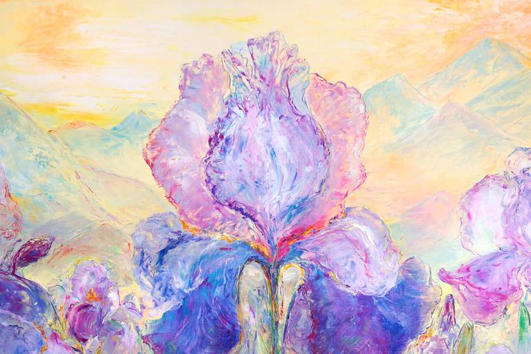 Original Impressionism Floral Painting by Natalia Shchipakina