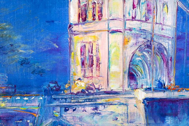 Original Impressionism Cities Painting by Natalia Shchipakina