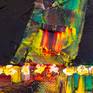 Oil painting, canvas on a stretcher. Varnished.
France, love, the scent of perfume. Night Lights.
Wine, champagne.