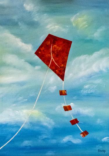 Red kite thumb