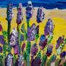 Oil painting, canvas on a cardboard. Varnished.

Sunny winter day. Great mood. The scent of lavender and sea.