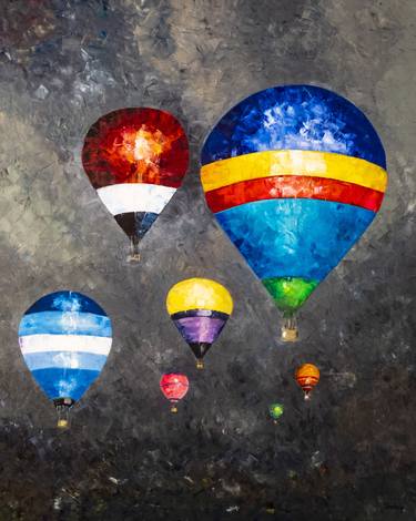 Original Aerial Paintings by Natalia Shchipakina