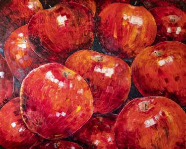 Original Expressionism Food Paintings by Natalia Shchipakina
