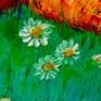 Oil painting, canvas on a stretcher. Varnished.

What could be better than relaxing on the grass in the spring garden?