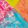 Oil painting, canvas on a stretcher. Varnished.
The sky is like a patchwork quilt consisting of many colorful pieces.