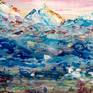 Oil painting, canvas on a stretcher. Varnished.

Snowy mountain peaks. Blooming Valley. Fresh mountain air. Pyrenees.