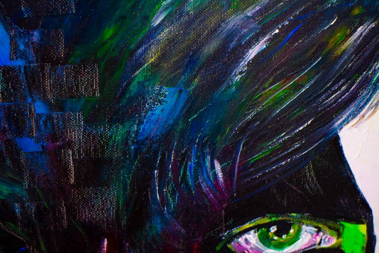 Original Abstract People Painting by Natalia Shchipakina