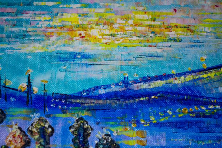 Original Impressionism Architecture Painting by Natalia Shchipakina