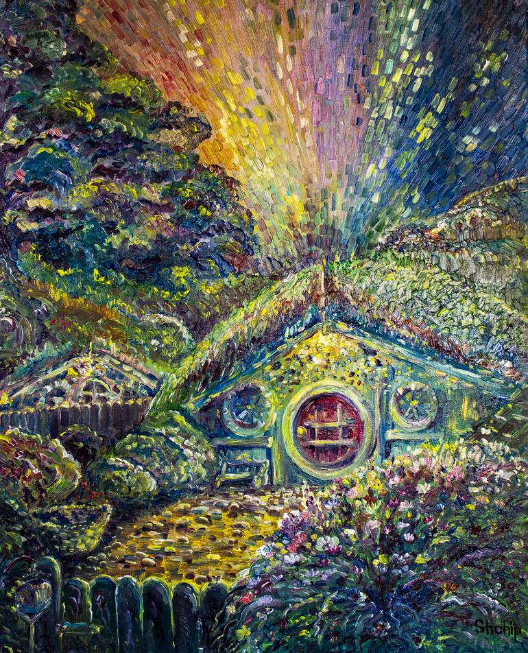 Evening in the Shire Painting by Natalia Shchipakina Saatchi Art