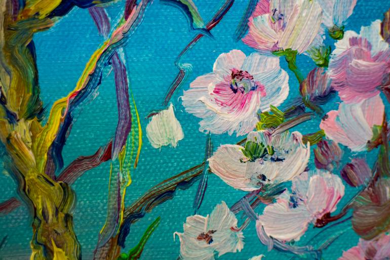 Original Expressionism Floral Painting by Natalia Shchipakina