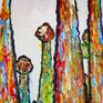 Oil painting, canvas on a stretcher. Varnished.
Beautiful Barcelona is like a precious box full of gems. One of the jewels is the Sagrada Familia.