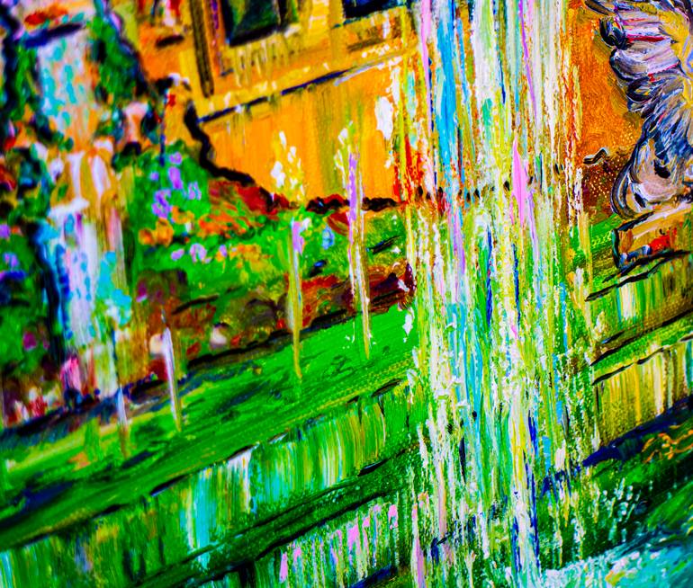 Original Expressionism Cities Painting by Natalia Shchipakina