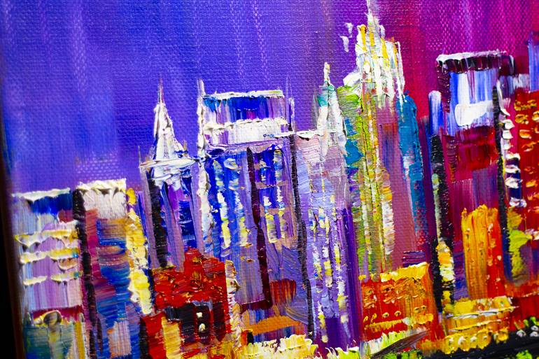 Original Cities Painting by Natalia Shchipakina