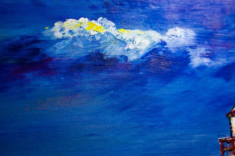 Original Expressionism Seascape Painting by Natalia Shchipakina