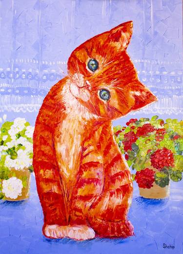 Print of Impressionism Animal Paintings by Natalia Shchipakina