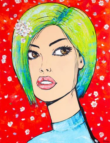 Original Pop Art Portrait Paintings by Natalia Shchipakina